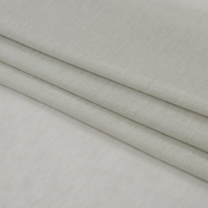 Famous Designer Light Gray Viscose and Cotton Lightweight Interlock Knit Folded