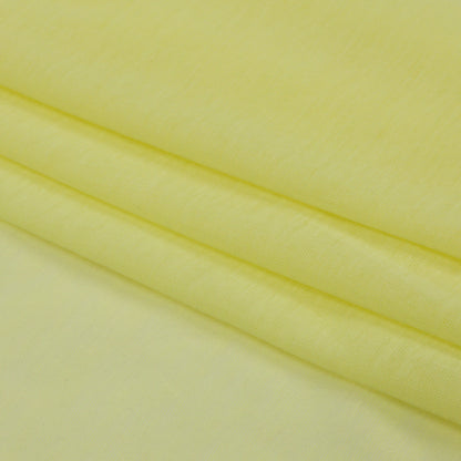 Famous Designer Yellow Featherweight Cotton Jersey Folded
