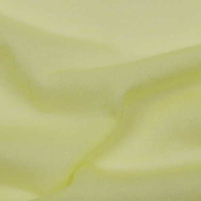 Famous Designer Yellow Featherweight Cotton Jersey Detail