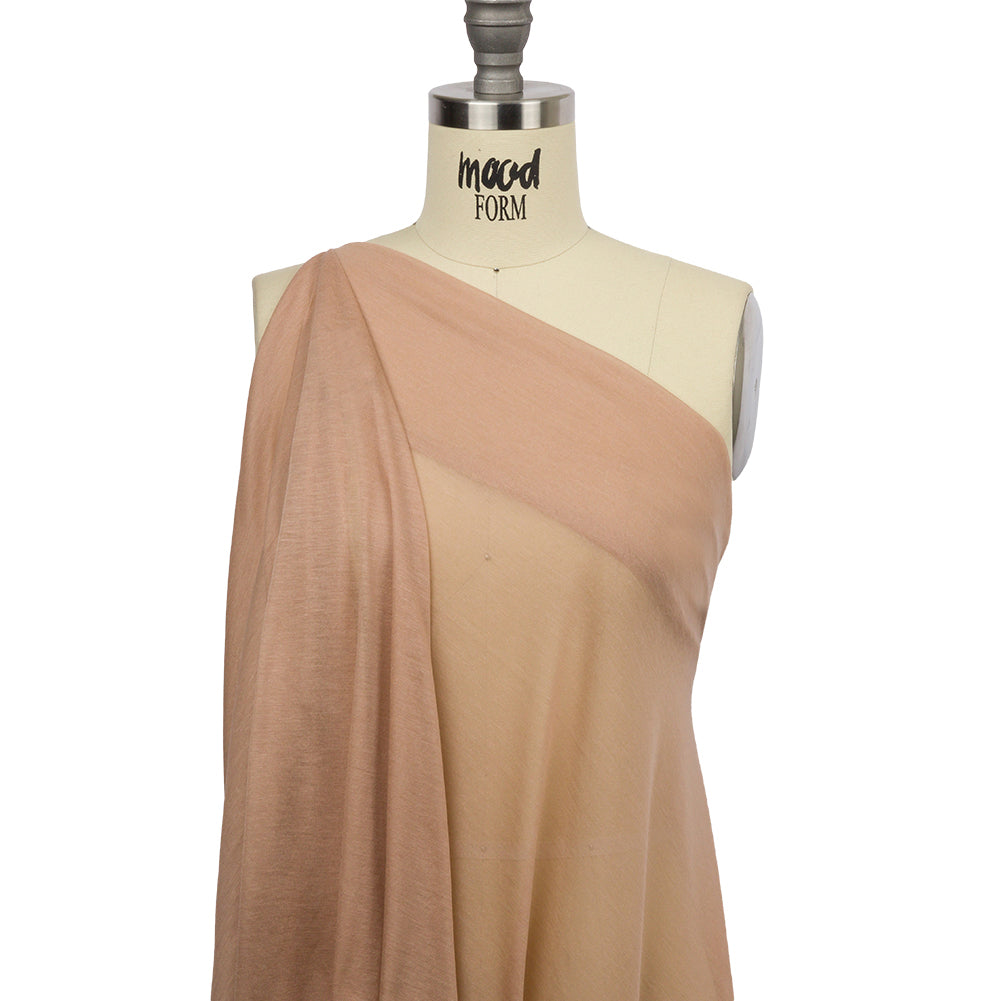 Famous Designer Nude Featherweight Viscose and Cotton Jersey Drape