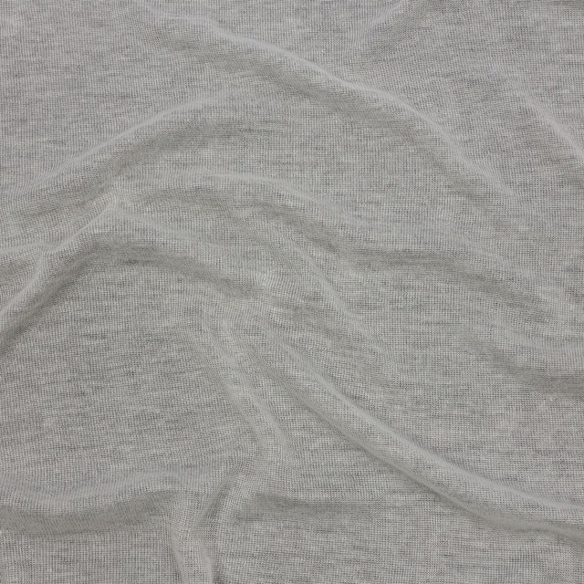 Famous Designer Off White Viscose and Cotton Lightweight Interlock Knit