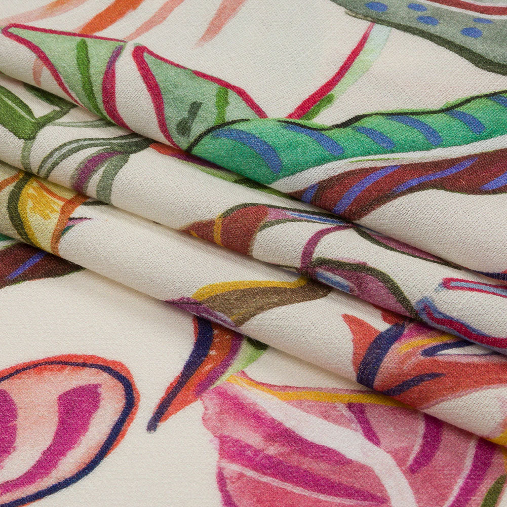 Mood Exclusive White Spring Fling Dream Gauzy Viscose Crepe Full