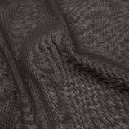 Famous Designer Dark Gray Featherweight Cotton Jersey Detail