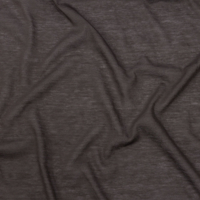Famous Designer Dark Gray Featherweight Cotton Jersey