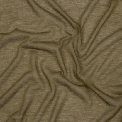 Famous Designer Army Green Featherweight Viscose and Cotton Jersey