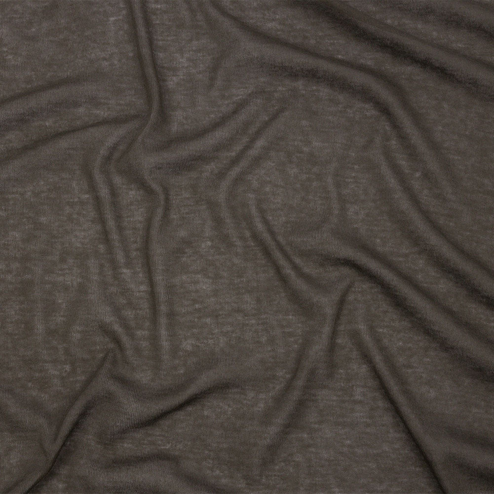 Famous Designer Gray Lightweight Cotton Interlock Knit