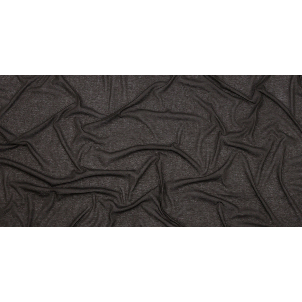Famous Designer Dark Gray Lightweight Cotton Interlock Knit Full