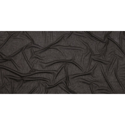 Famous Designer Dark Gray Lightweight Cotton Interlock Knit Full