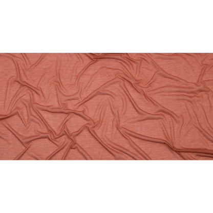 Famous Designer Dusty Orange Featherweight Viscose and Cotton Jersey Full