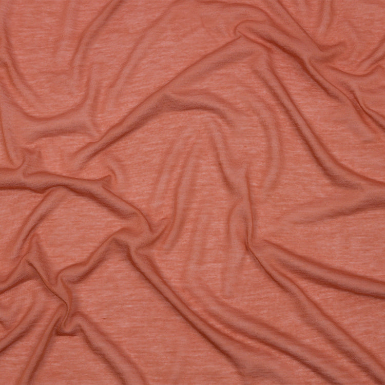 template--26688905969737__main-Famous Designer Dusty Orange Featherweight Viscose and Cotton Jersey