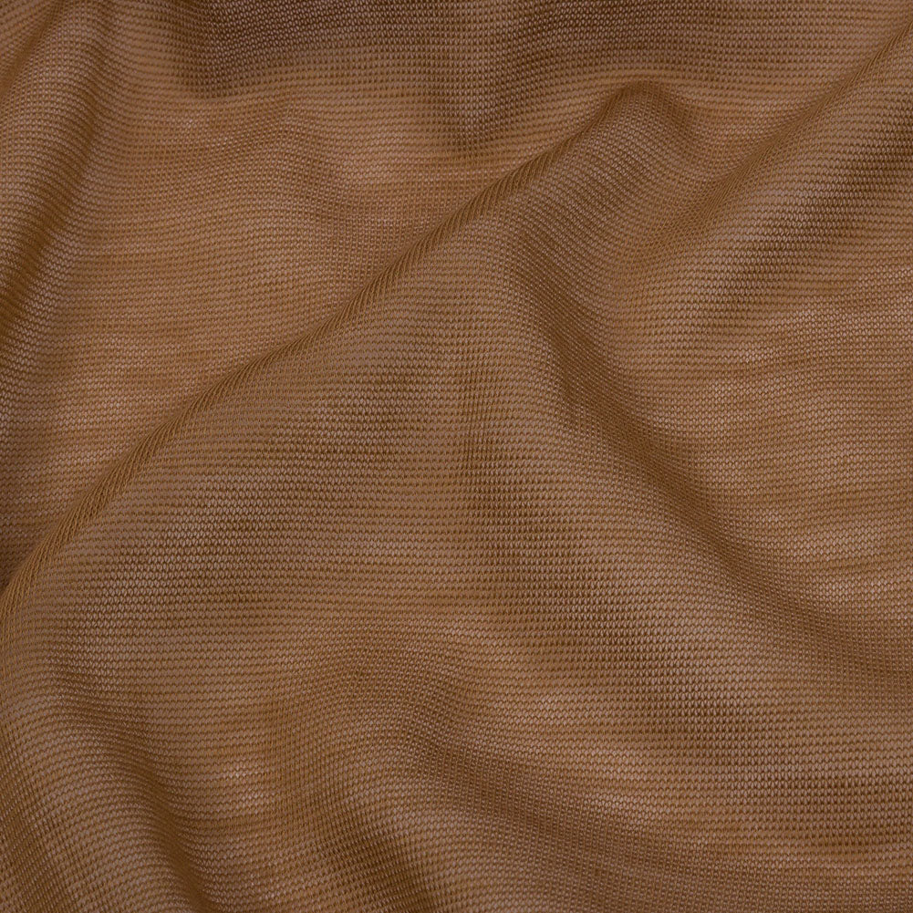 Famous Designer Sand Featherweight Cotton Jersey Detail
