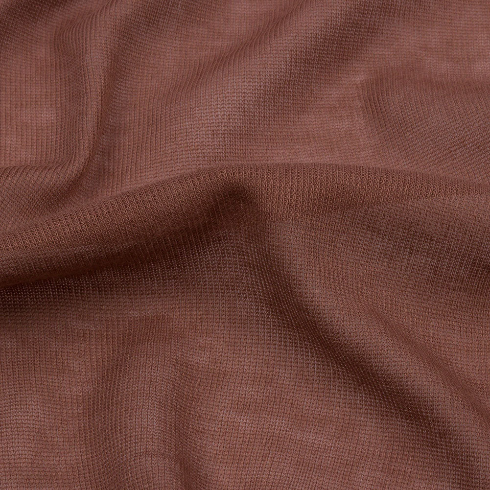 Famous Designer Cinnamon Lightweight Cotton Interlock Knit