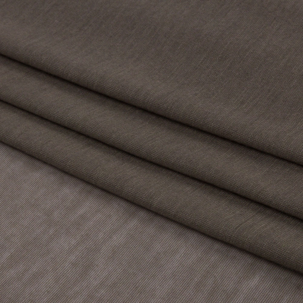 Famous Designer Stone Featherweight Viscose and Cotton Jersey Folded