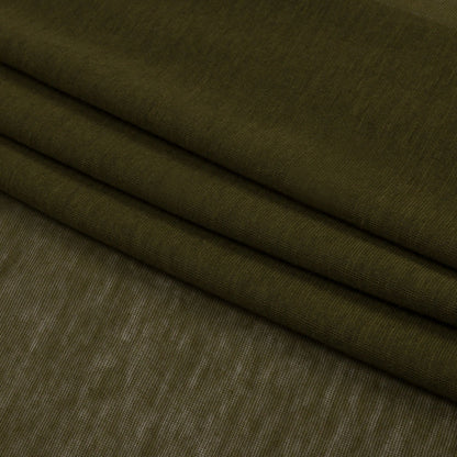 Famous Designer Seaweed Green Featherweight Cotton Jersey Folded