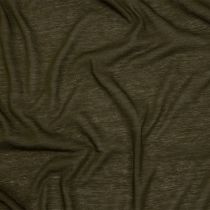 Famous Designer Seaweed Green Featherweight Cotton Jersey