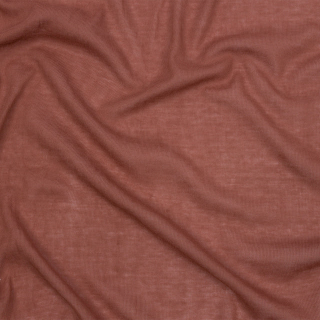 Famous Designer Light Rust Lightweight Cotton Interlock Knit