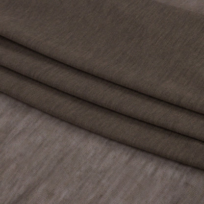 Famous Designer Taupe Featherweight Viscose and Cotton Jersey Folded