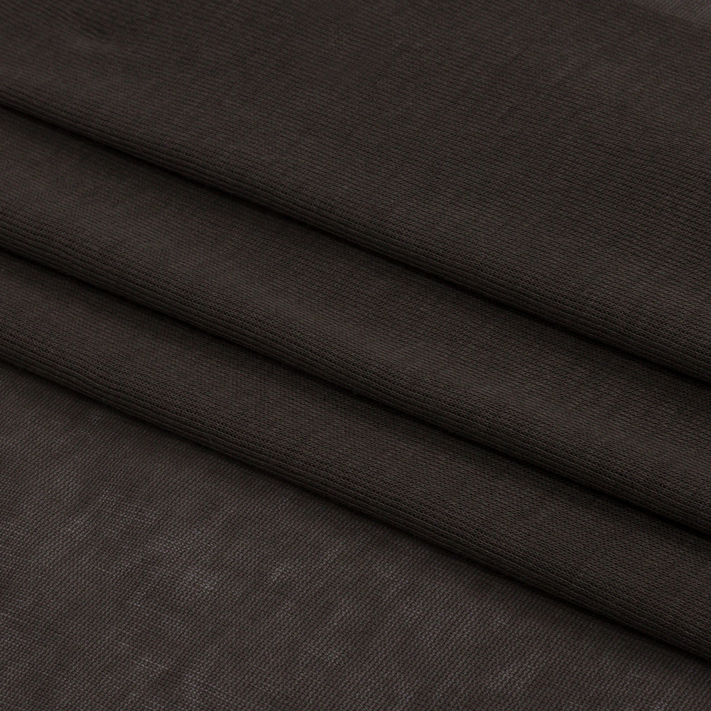 Famous Designer Khaki Lightweight Cotton Interlock Knit Folded