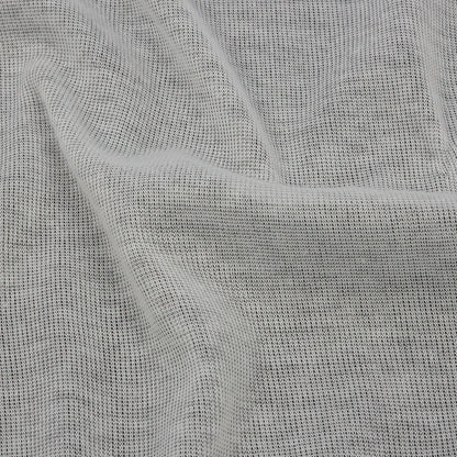 Famous Designer White Lightweight Cotton Interlock Knit Detail