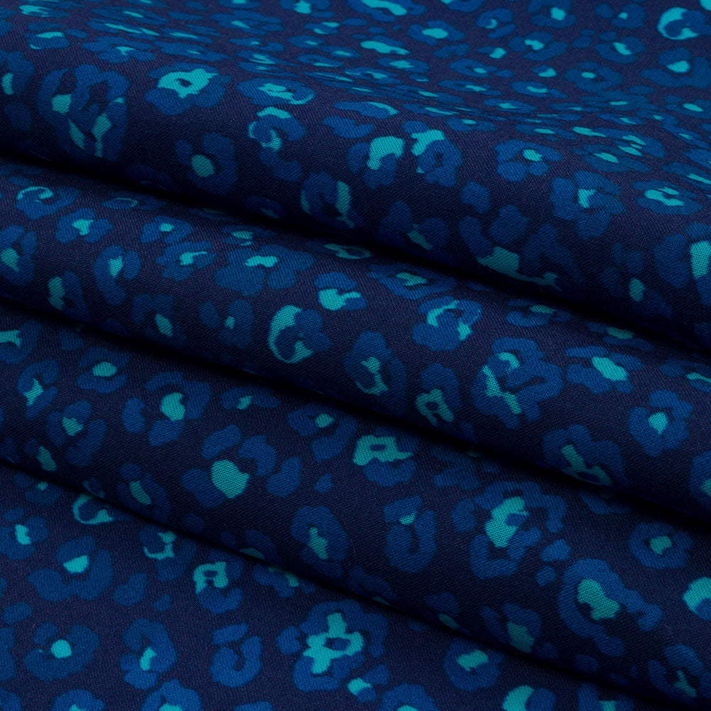 Mood Exclusive Blueberry Dreams Viscose Shirting