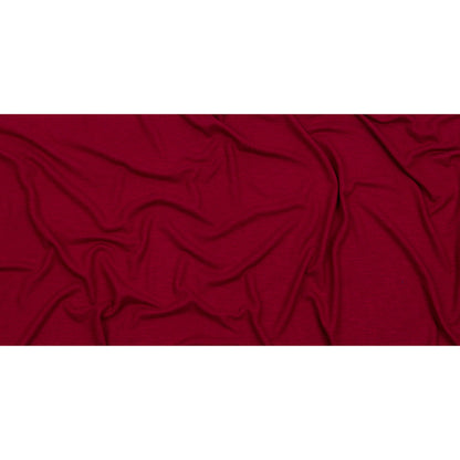 Cranberry Brushed Stretch Rayon and Polyester Sweater Knit Full