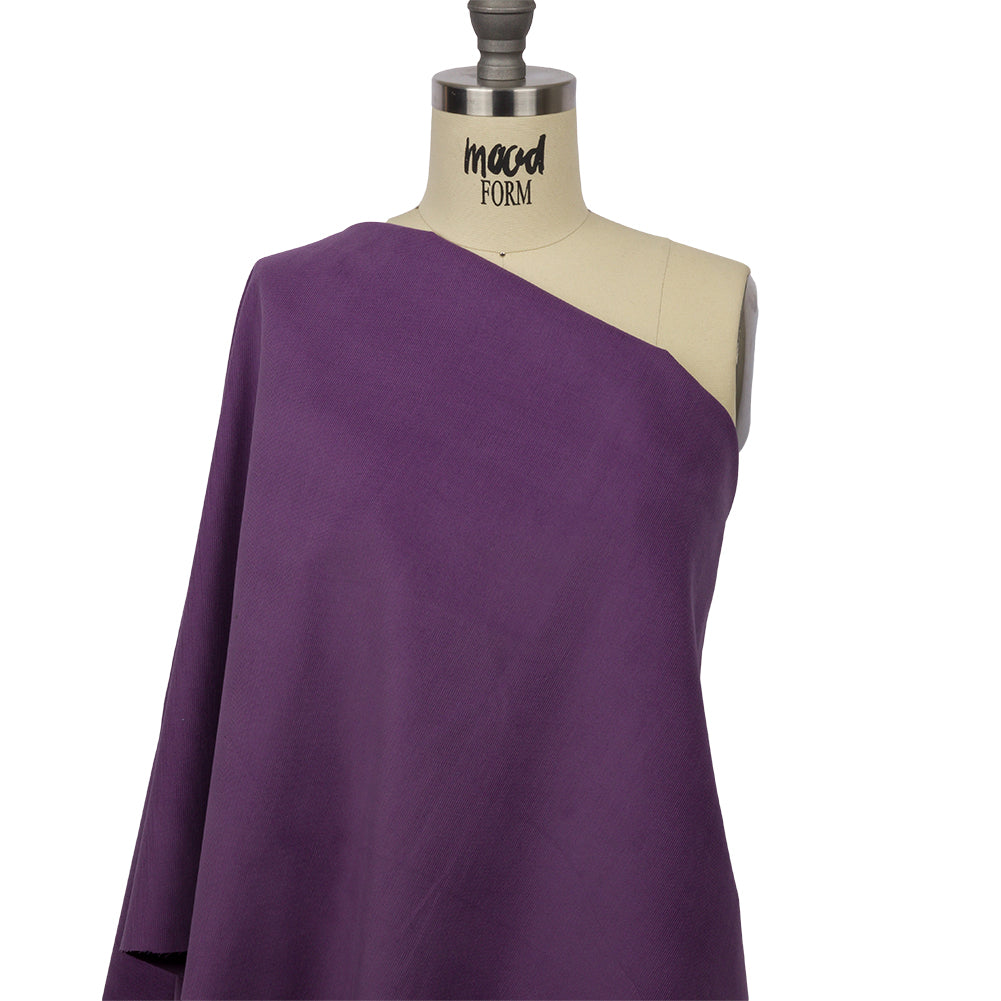 Featherwale Cotton Corduroy - Aubergine - Dawn Collection