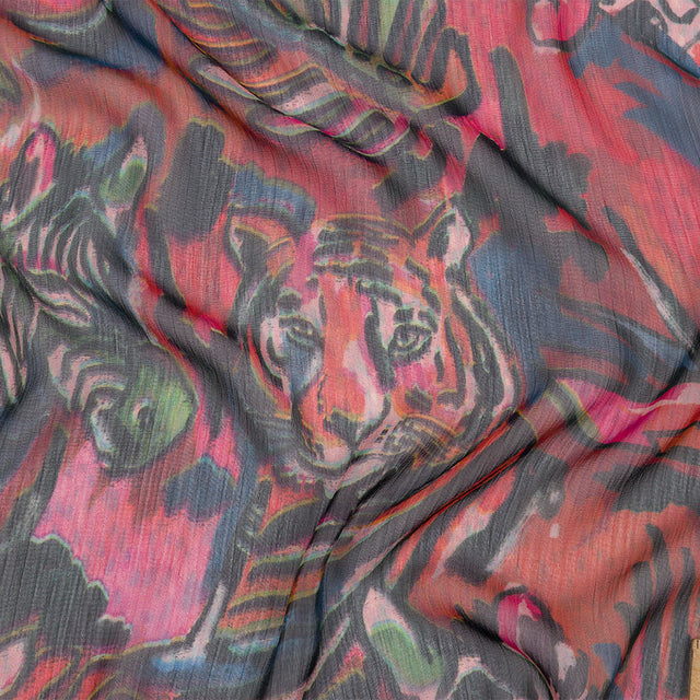 Mood Exclusive Blending Beasts Crinkled Polyester Chiffon