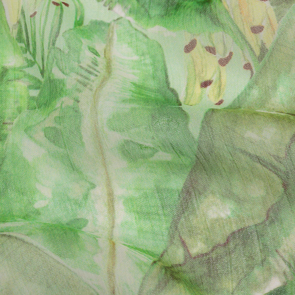 Mood Exclusive Banana Bonanza Crinkled Polyester Chiffon Detail