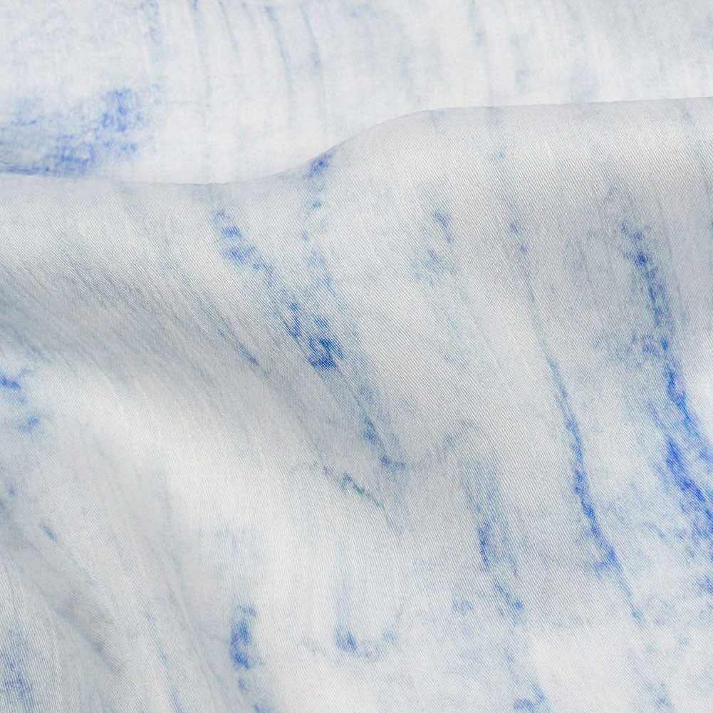 Mood Exclusive Whispering Woods Crinkled Polyester Charmeuse Detail