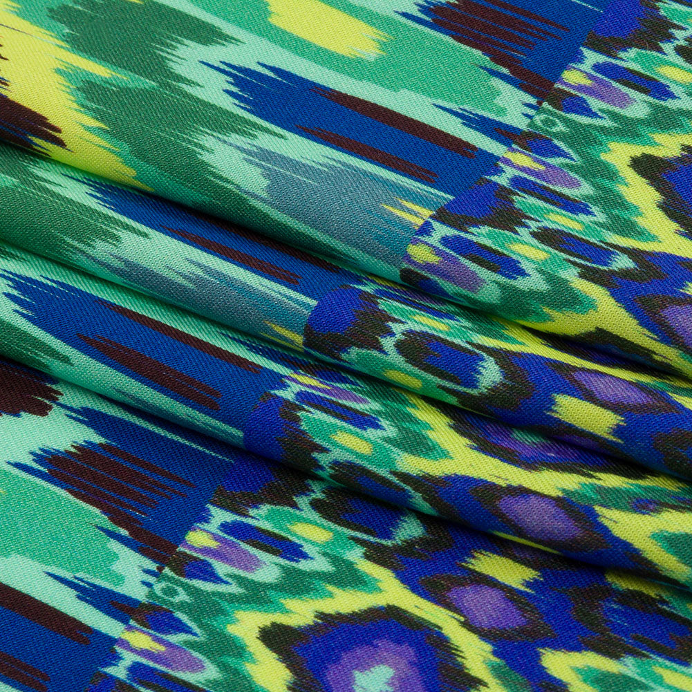 Mood Exclusive Peacock Parade Stretch Sustainable Rayon Batiste Full