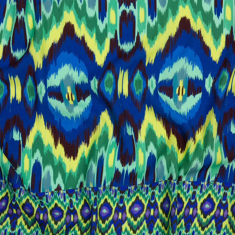 template--26688905969737__main-Mood Exclusive Peacock Parade Stretch Sustainable Rayon Batiste