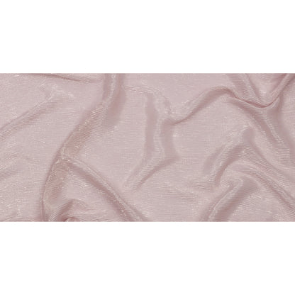 Polyester Chiffon Plisse with All-Over Foil - Pink and Gold - Honey Collection
