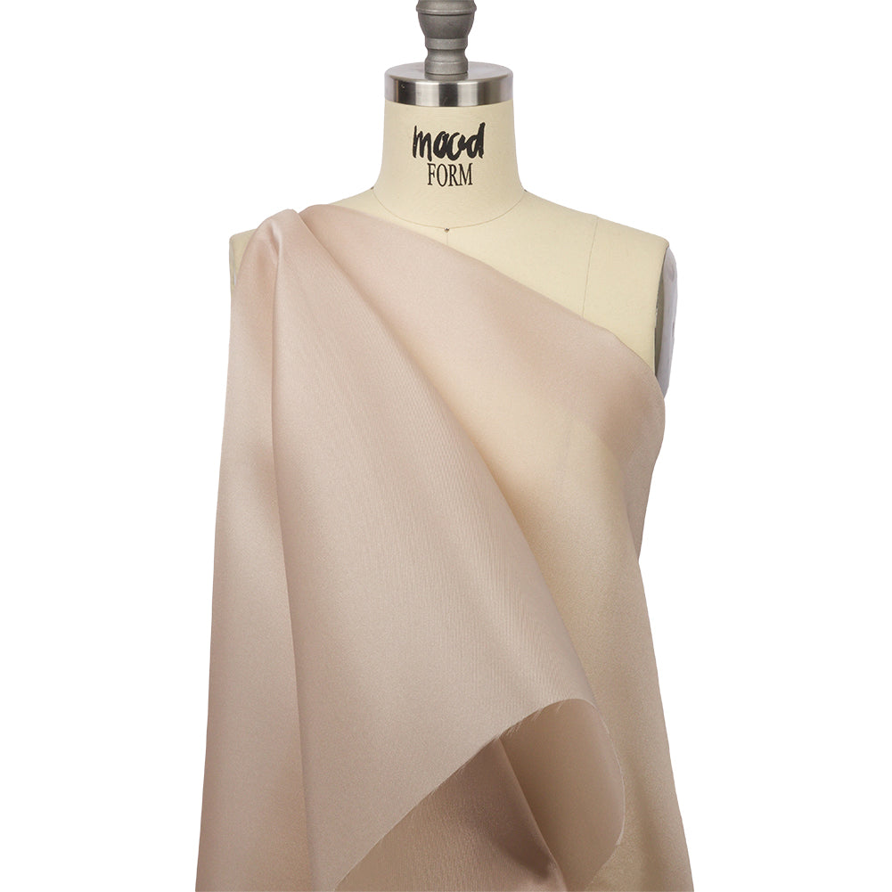 Polyester Twill Organdy - Shimmering Tan - Quinn Collection - Drape