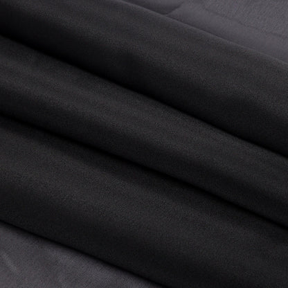 Polyester Twill Organdy - Shimmering Black - Quinn Collection