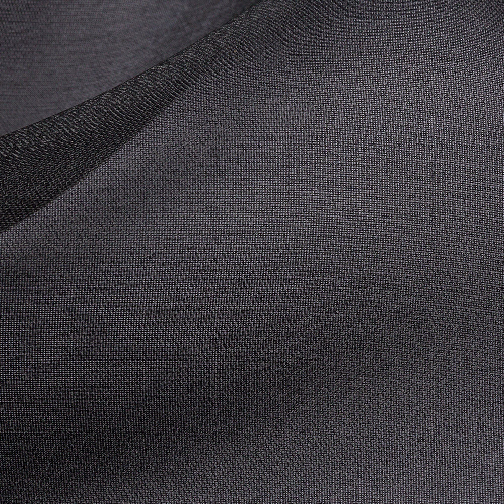 Polyester Twill Organdy - Shimmering Black - Quinn Collection - Detail