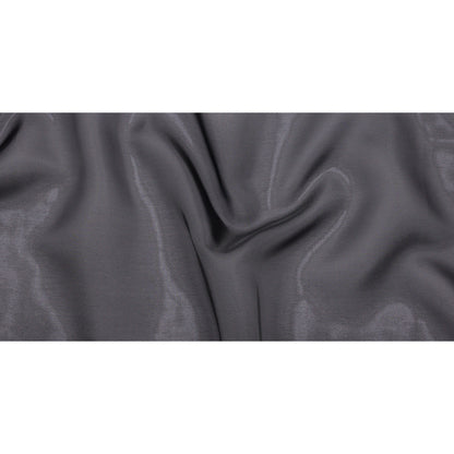 Polyester Twill Organdy - Shimmering Black - Quinn Collection