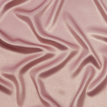 Ultra-Smooth Polyester Georgette with Foiling - Rose and Gold - Valeria Collection