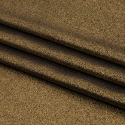 Ultra-Smooth Polyester Georgette with Foiling - Black and Gold - Valeria Collection