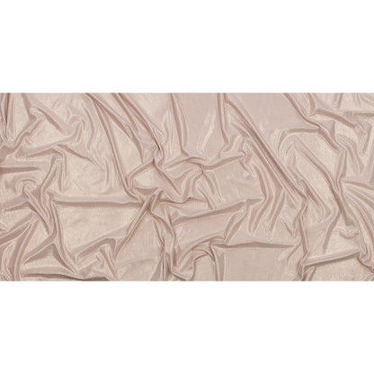 Foiled ITY Interlock Knit - Beige and Gold - Gaby Collection