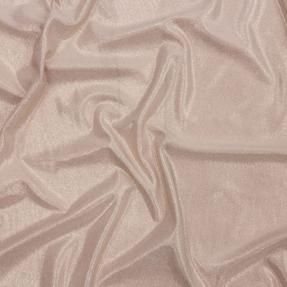 Foiled ITY Interlock Knit - Beige and Gold - Gaby Collection