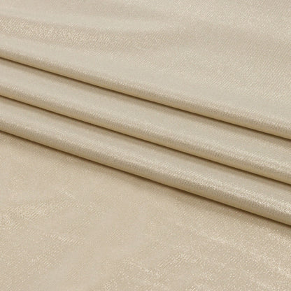 Foiled ITY Interlock Knit - Sand and Gold - Gaby Collection