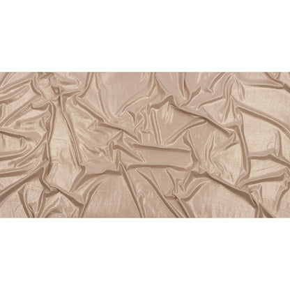 Foiled ITY Interlock Knit - Plaza Taupe and Gold - Gaby Collection