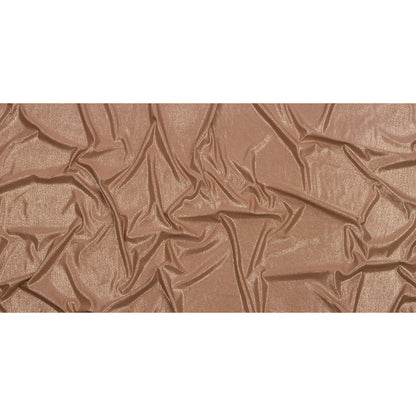Foiled ITY Interlock Knit - Camel and Gold - Gaby Collection