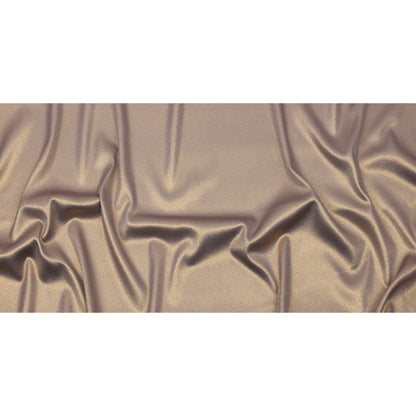 Stretch Polyester Crepe with Gold Foiling - Gray - Devyn Collection