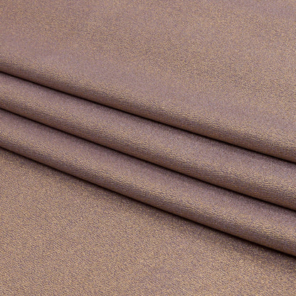 Stretch Polyester Crepe with Gold Foiling - Purplish Gray - Devyn Collection