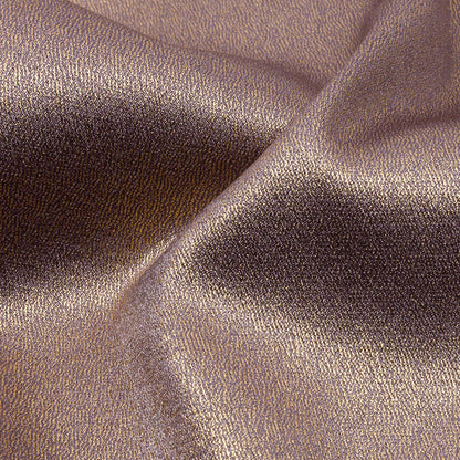 Stretch Polyester Crepe with Gold Foiling - Purplish Gray - Devyn Collection