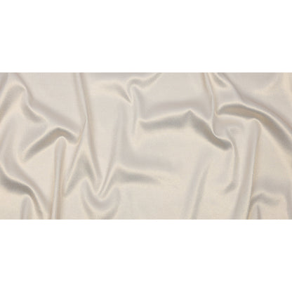 Stretch Polyester Crepe with Gold Foiling - White - Devyn Collection