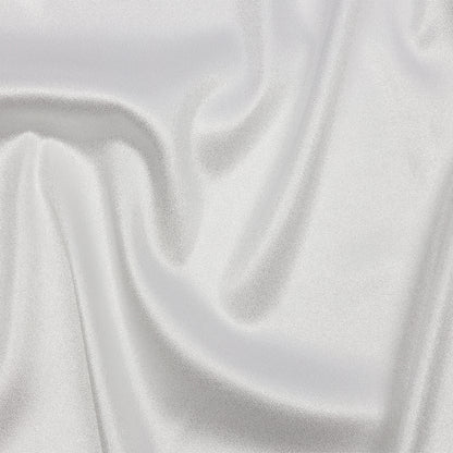 Stretch Polyester Crepe with Gold Foiling - White - Devyn Collection