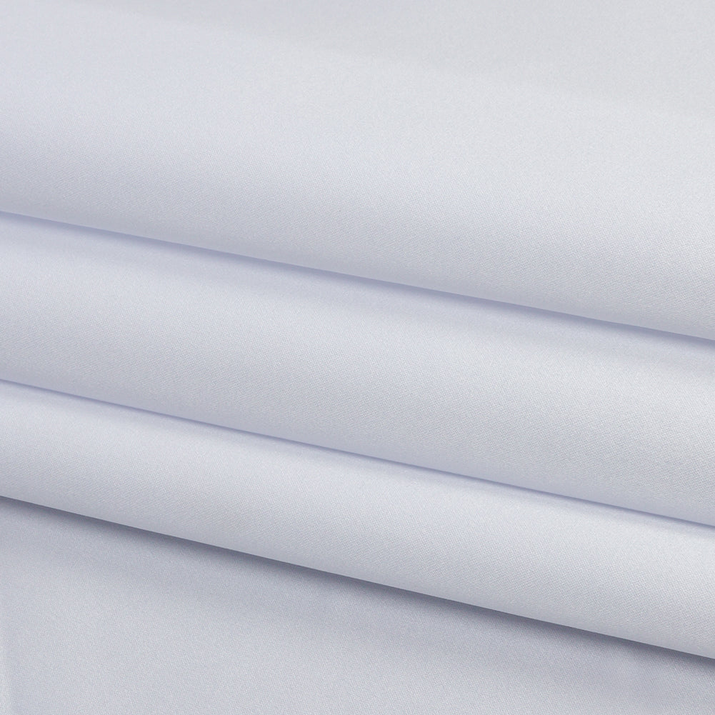 Polyester Duchess Satin - White - Dominique Collection - Folded