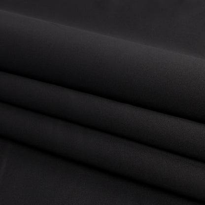 Polyester Duchess Satin - Black - Dominique Collection
